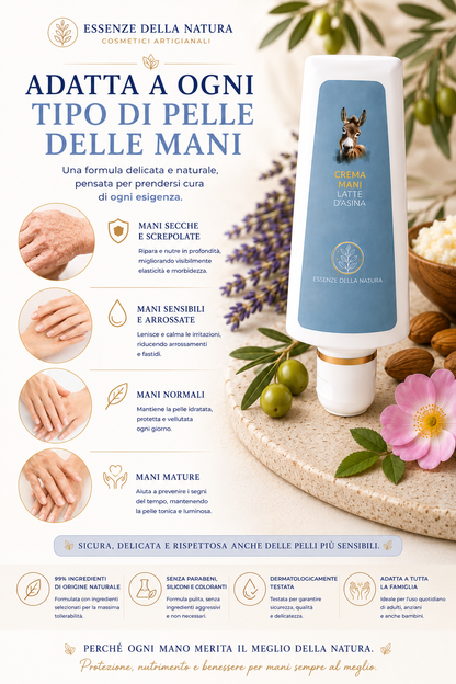 CREMA MANI AL LATTE D’ASINA BIO
