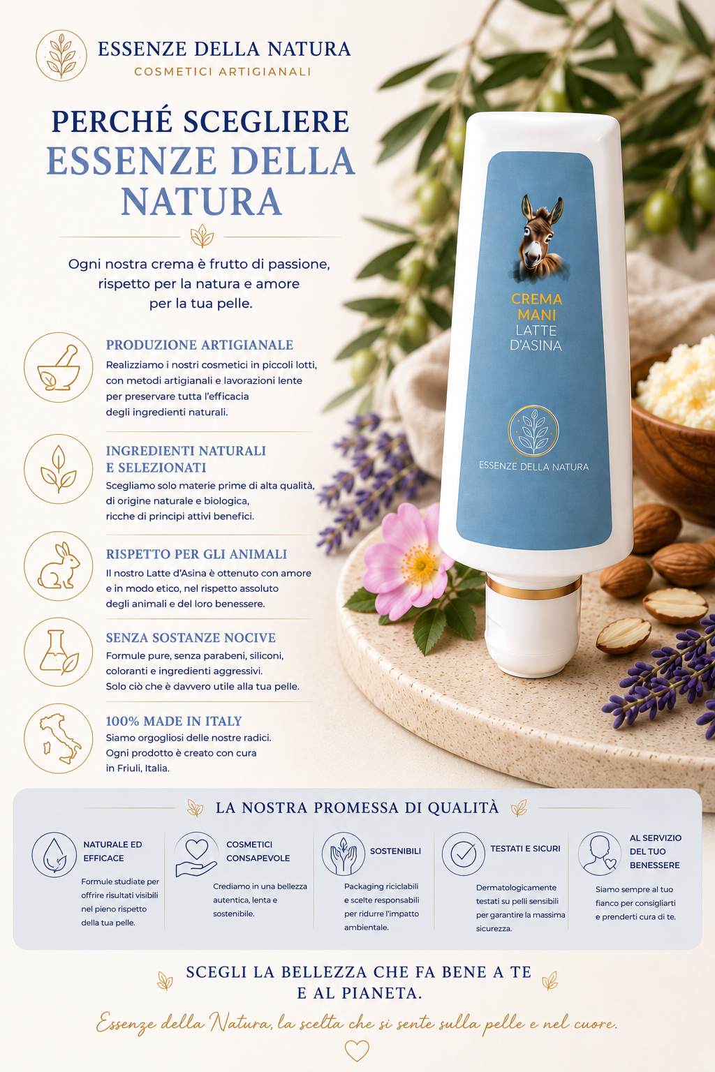 CREMA MANI AL LATTE D’ASINA BIO
