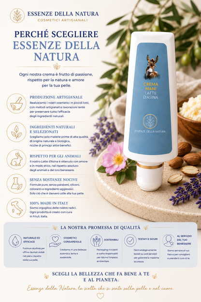 CREMA MANI AL LATTE D’ASINA BIO
