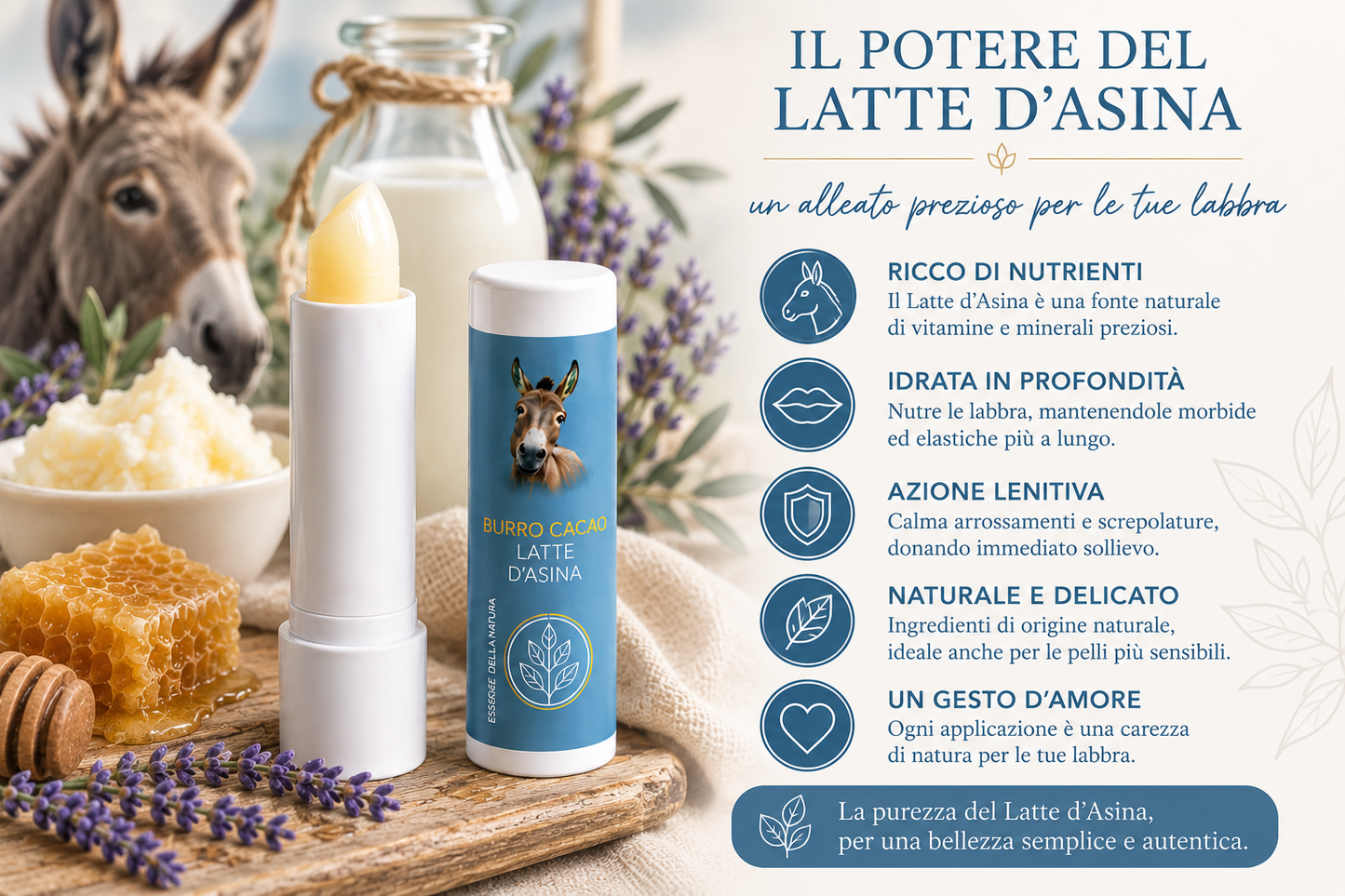 STICK LABBRA AL LATTE D’ASINA