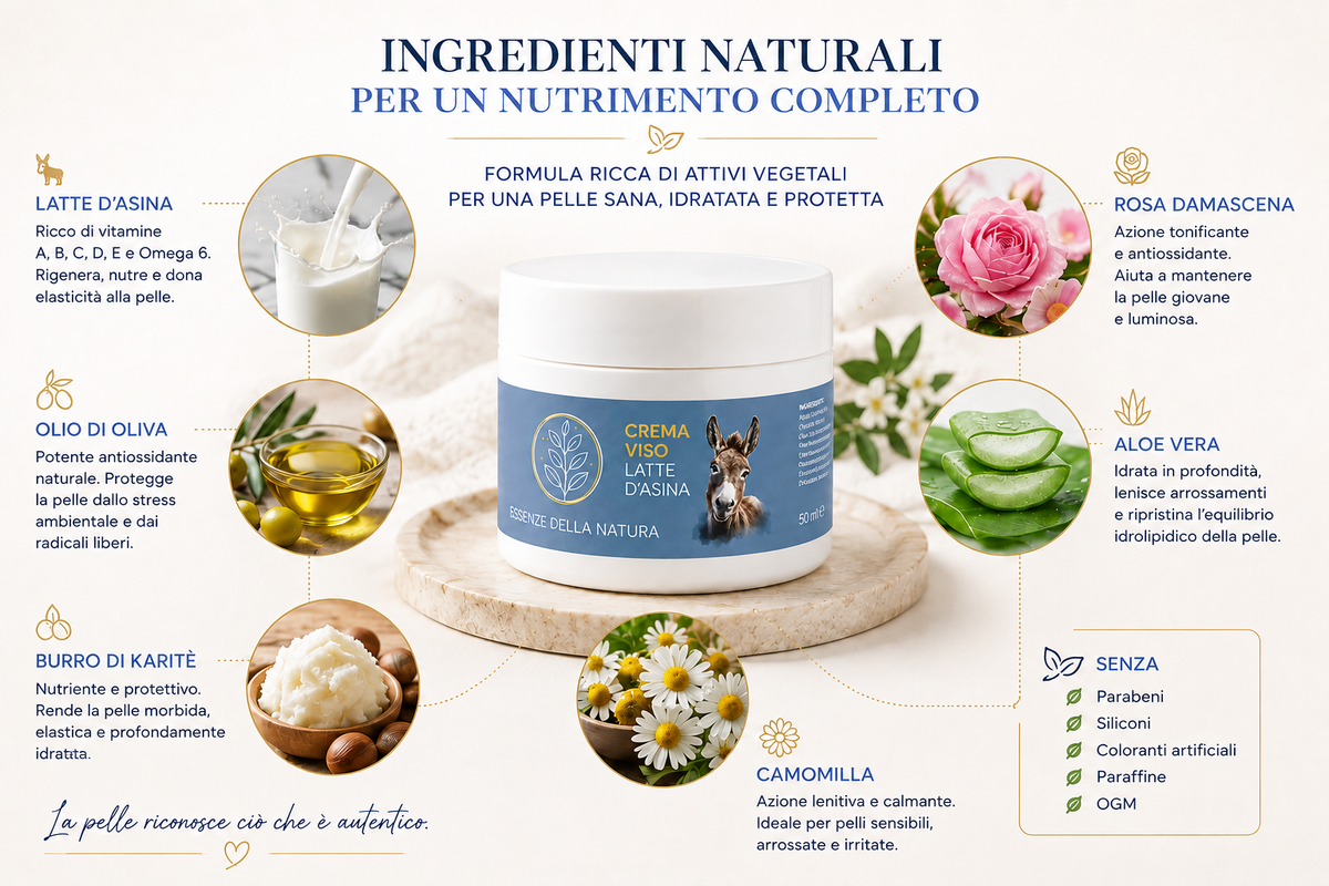 CREMA VISO AL LATTE D’ASINA BIO