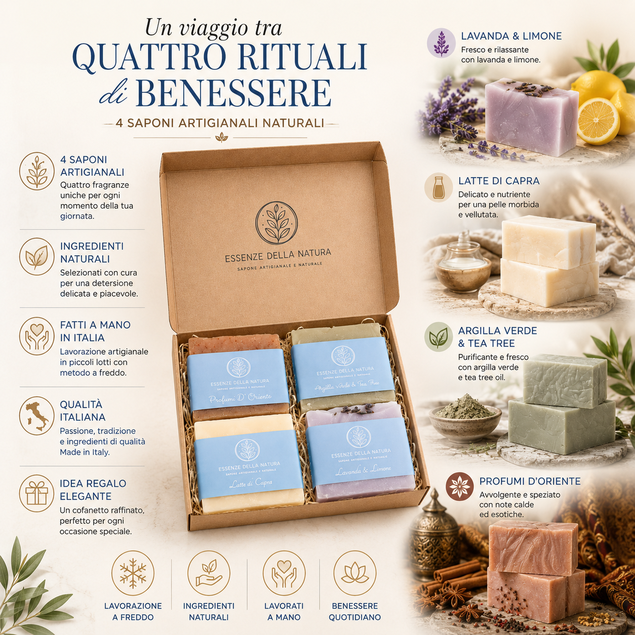 BOX REGALO SET 4 SAPONI