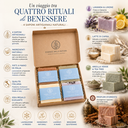 BOX REGALO SET 4 SAPONI