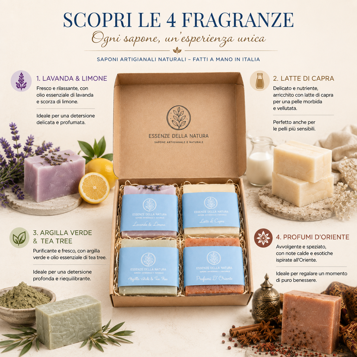 BOX REGALO SET 4 SAPONI