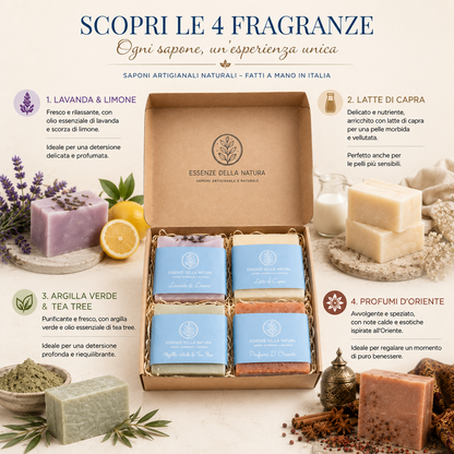 BOX REGALO SET 4 SAPONI