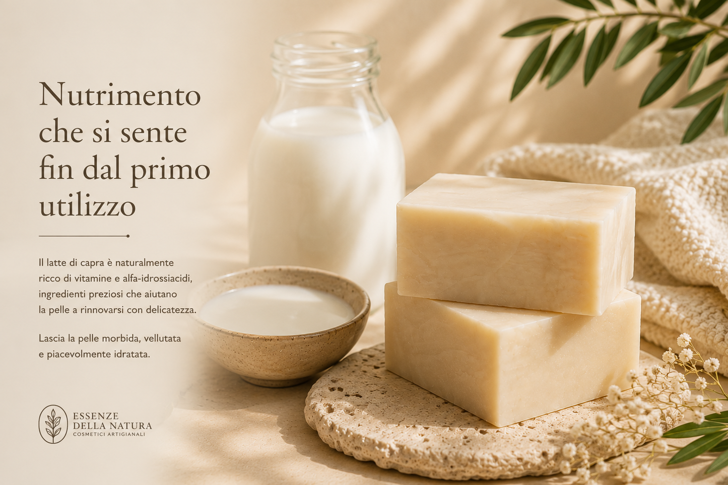 Sapone al LATTE DI CAPRA