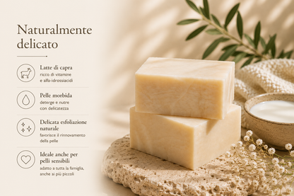 Sapone al LATTE DI CAPRA