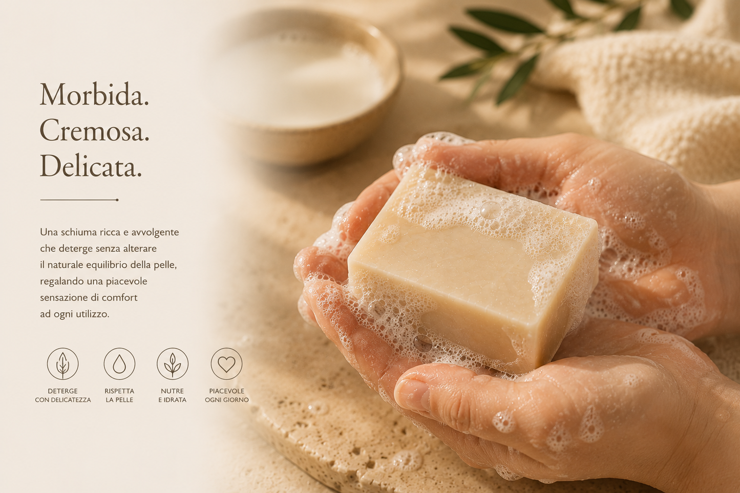 Sapone al LATTE DI CAPRA