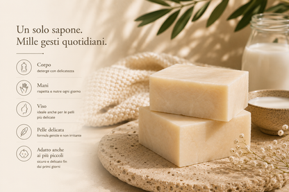 Sapone al LATTE DI CAPRA