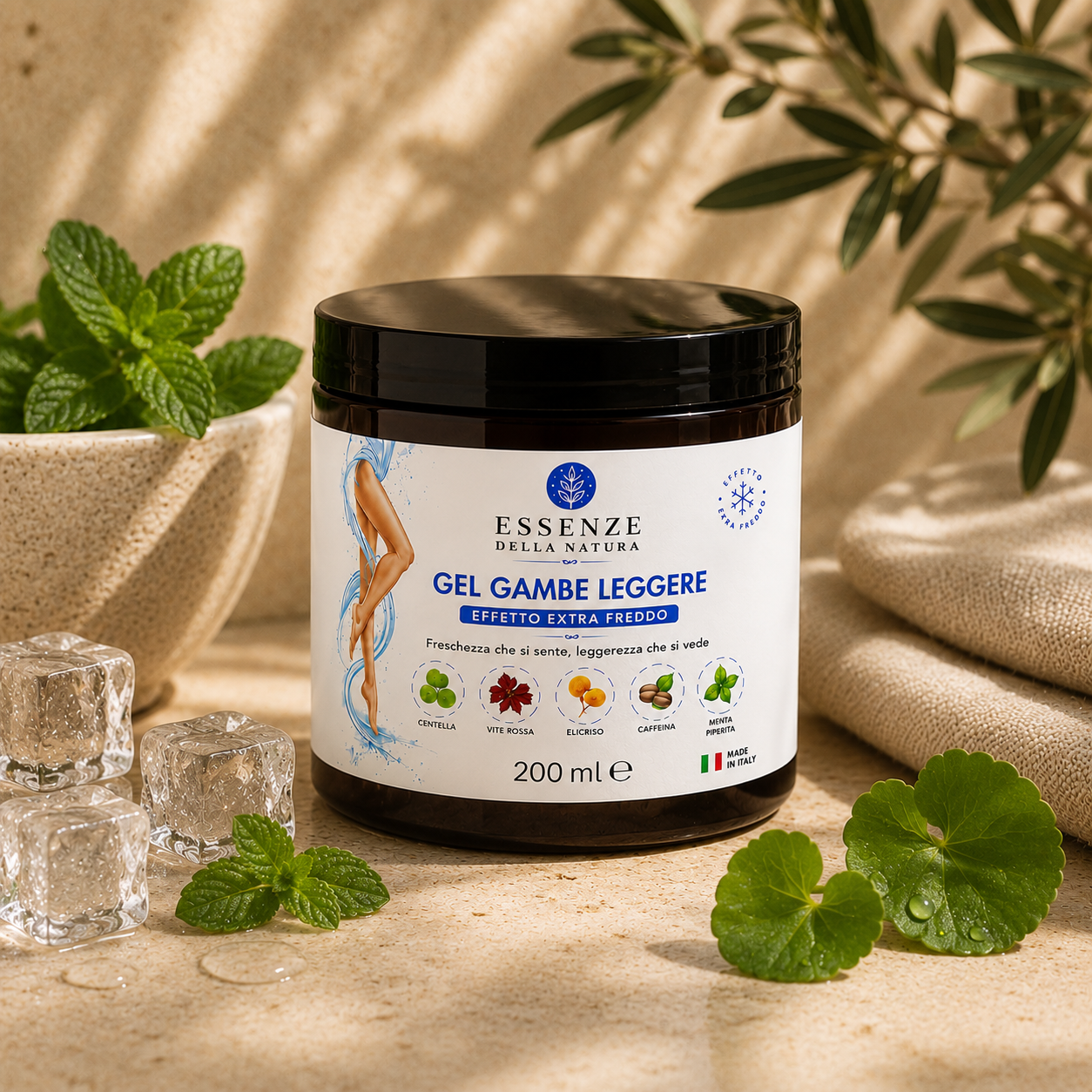 GEL GAMBE LEGGERE EFFETTO EXTRA FREDDO