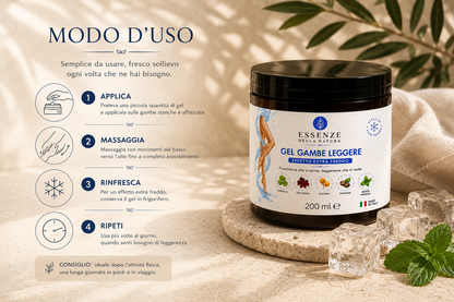 GEL GAMBE LEGGERE EFFETTO EXTRA FREDDO