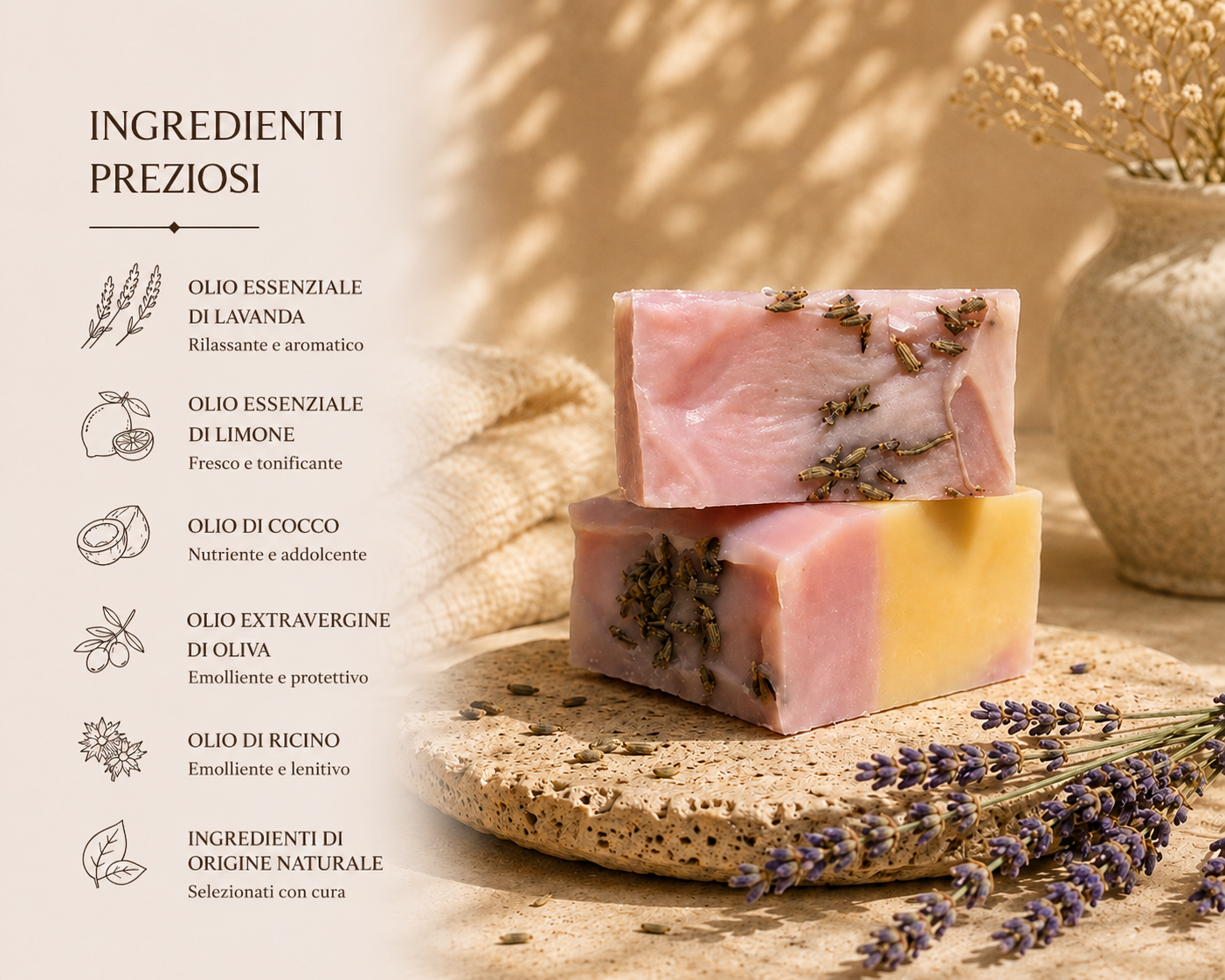 Sapone LAVANDA E LIMONE