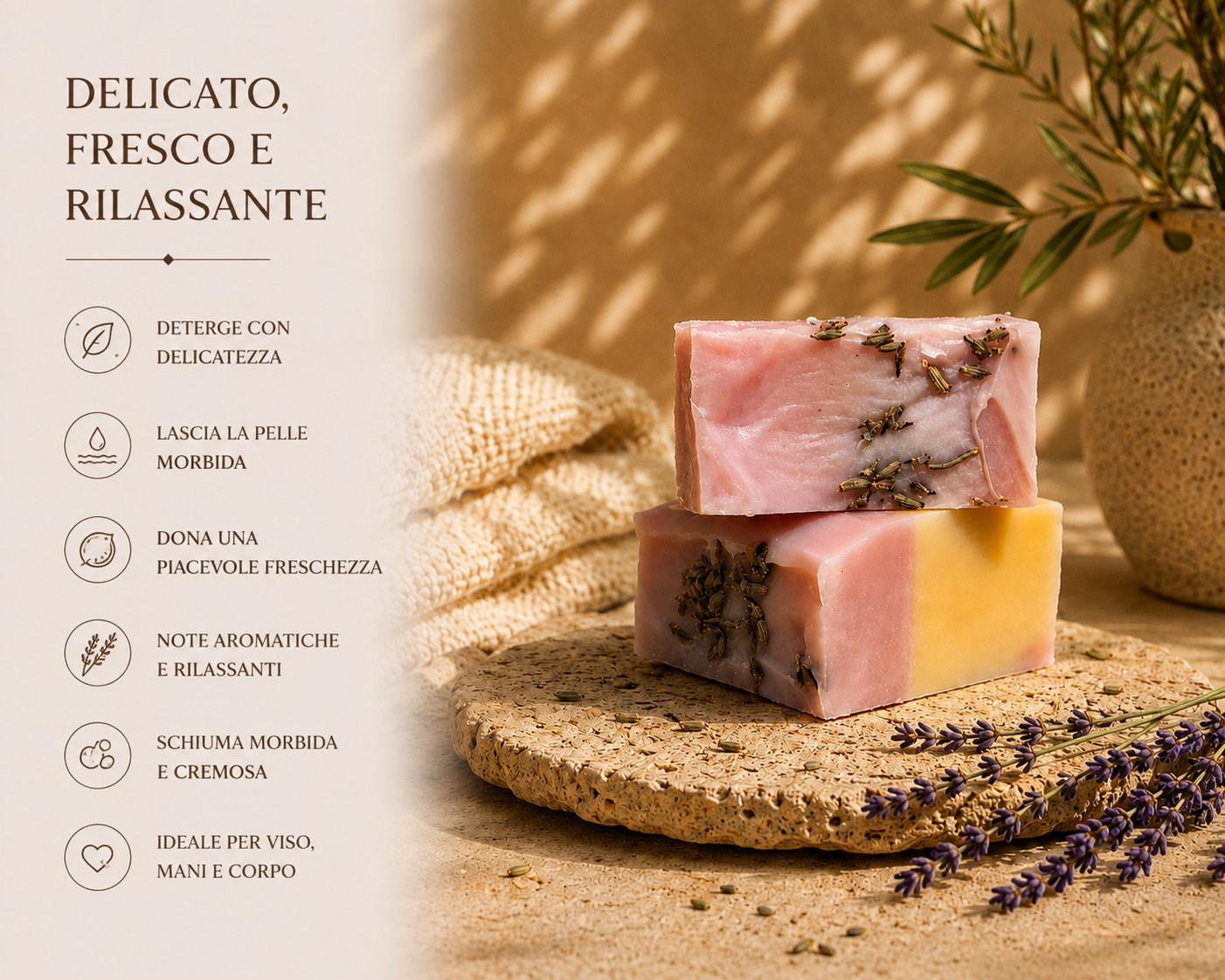 Sapone LAVANDA E LIMONE