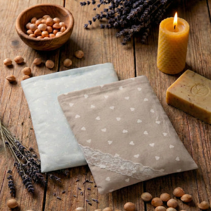 SACCHETTO CON NOCCIOLI DI CILIEGIA SFODERABILE